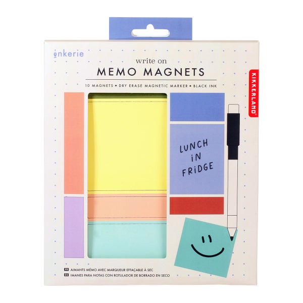 Kikkerland Inkerie Memo Magnets