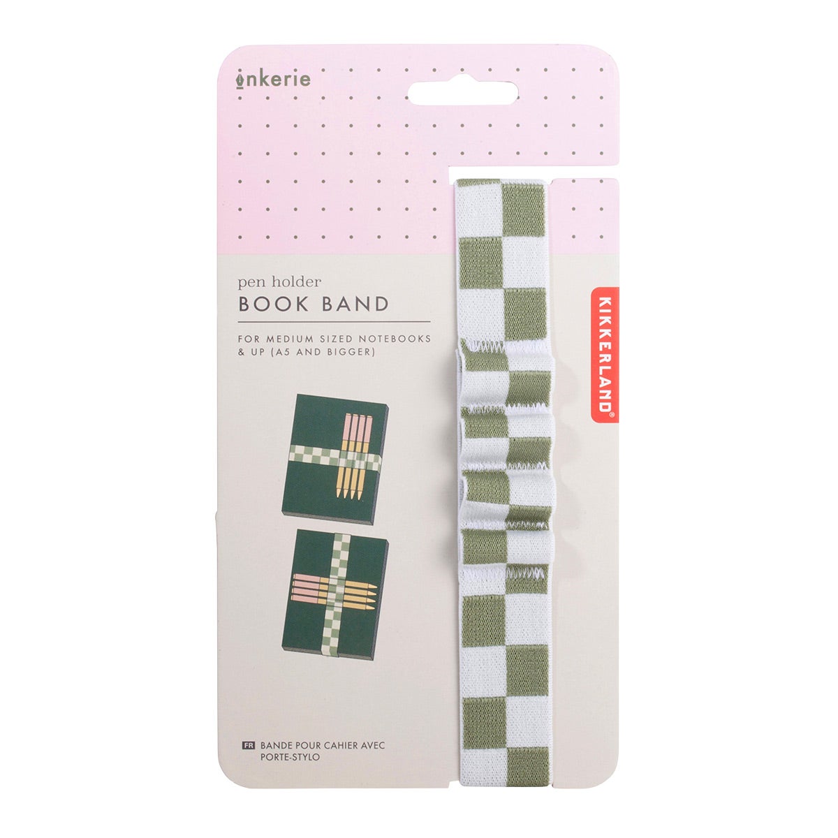 Kikkerland Inkerie Pen Holder Book Band