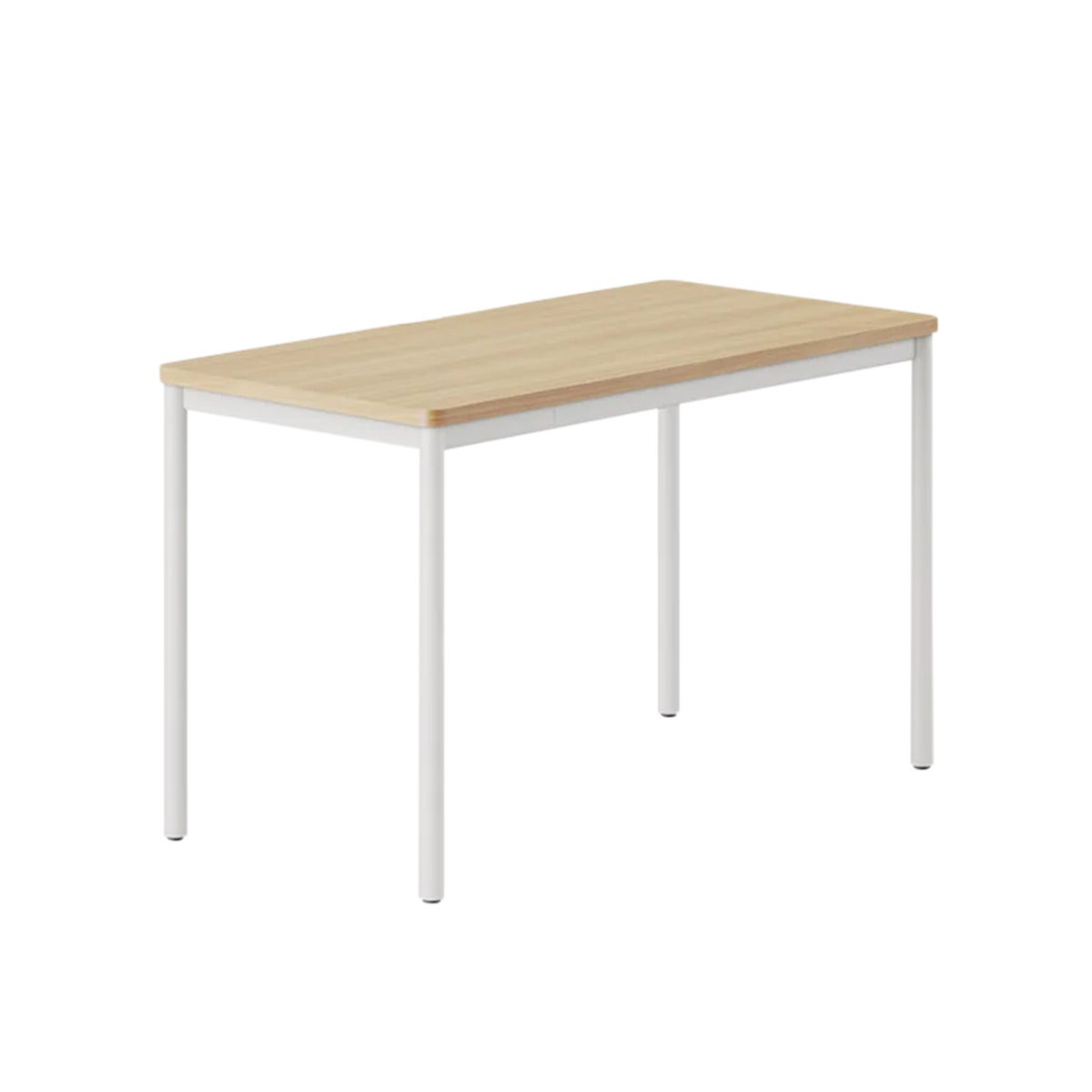 Branch 36 in. Daily Desk Woodgrain/White