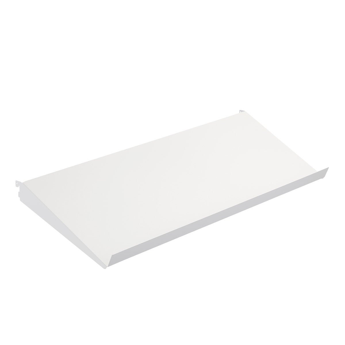 Décor+ by Elfa 3' Angled Shelf Matte White