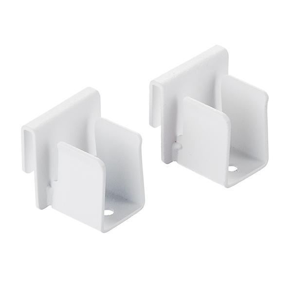 Decor Plus by Elfa Matte White Side Closet Rod Holder | The Container Store