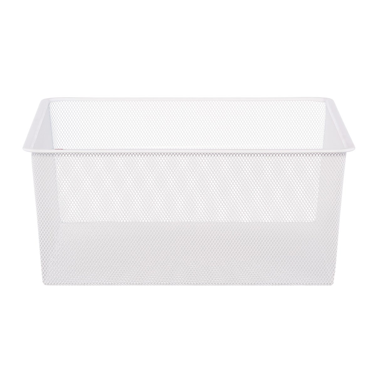 Décor+ by Elfa 2'x16" Deep Mesh Drawer Matte White