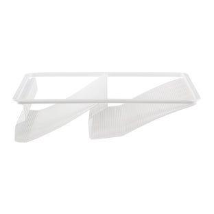 Decor Plus by Elfa Matte White Shoe Shelf