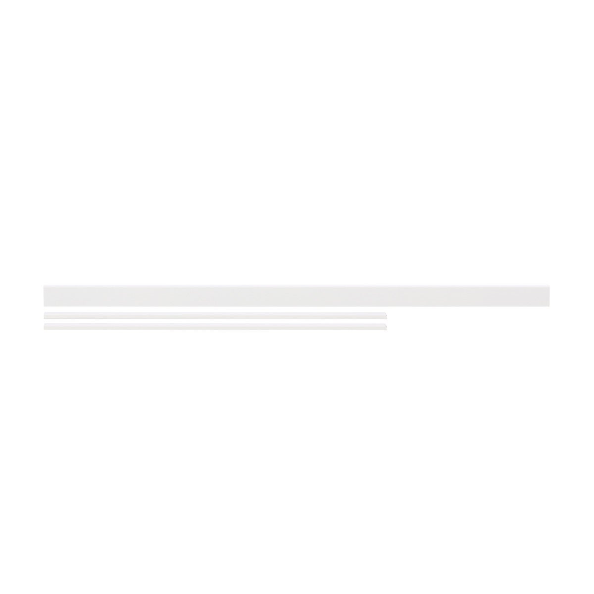 Décor+ by Elfa 2'x20" Gliding Frame Trim White