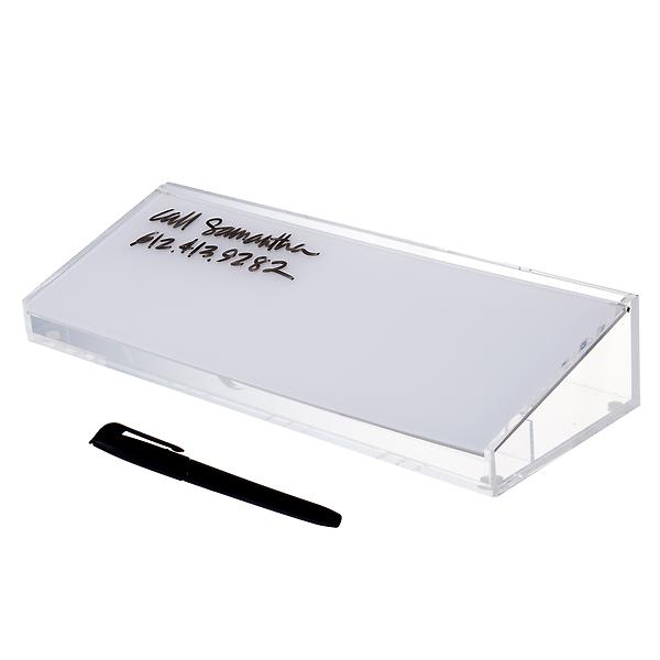 Russell Hazel Acrylic Dry Erase Organizer | The Container Store