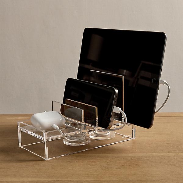 Russell + Hazel Acrylic Tech Device Collator | The Container Store