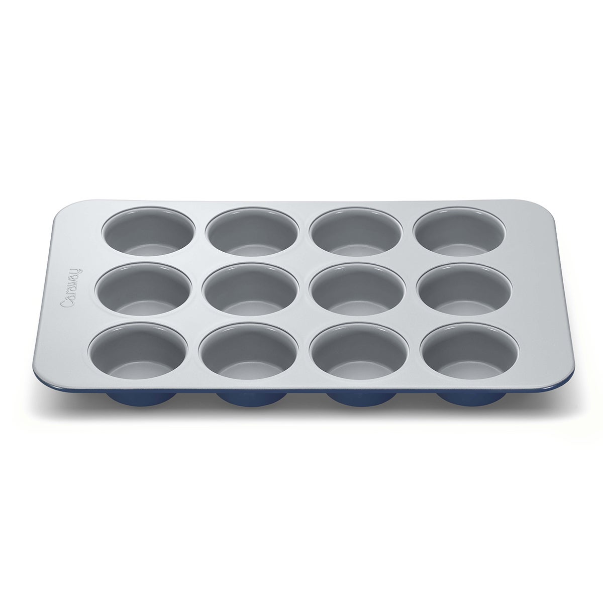 Caraway Home Ceramic Muffin Pan Navy