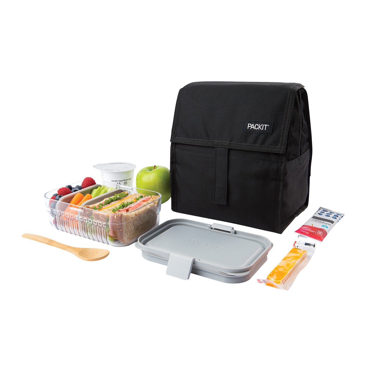 Black PackIt Lunch Bag