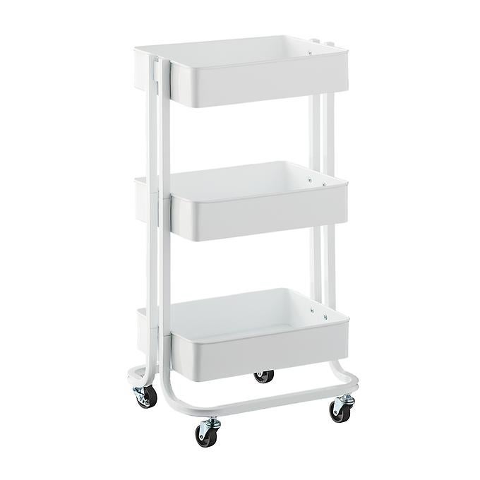 The Container Store 3-Tier Rolling Cart