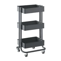 The Container Store 3-Tier Rolling Cart