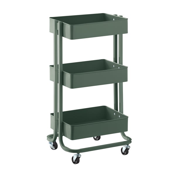 The Container Store 3Tier Rolling Cart The Container Store