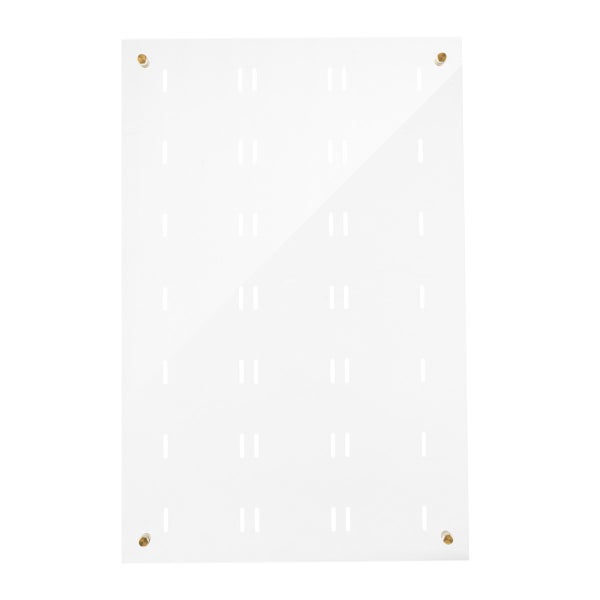 Russell Hazel Acrylic Wall Pegboard The Container Store