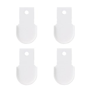 Decor Plus by Elfa Matte White Light Mounting Clips