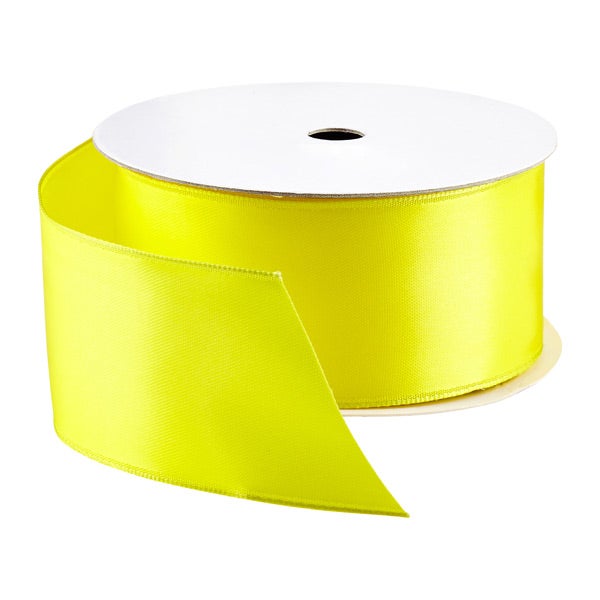 1-1/2" Double-Faced Satin Wired Ribbon