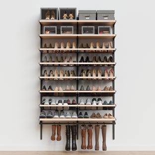 Decor Plus by Elfa 4' Shoe Wall