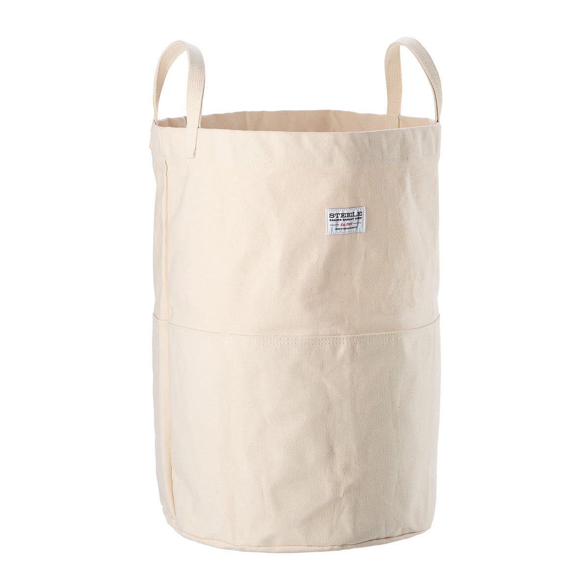Steele Canvas Tall Canvas Hamper Natural