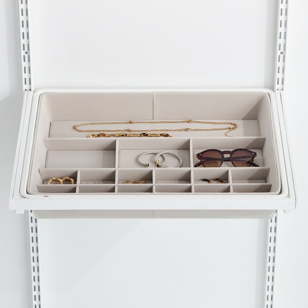 Decor Plus by Elfa Large Mesh Drawer Accessory Tray The Container Store