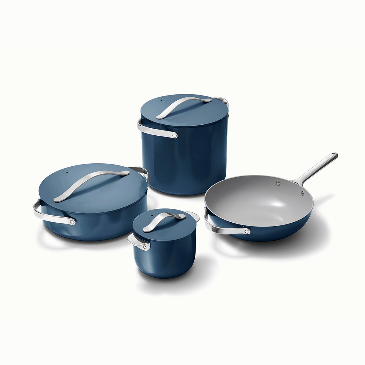 Caraway Home Cookware Set Plus Navy Navy Set of 8