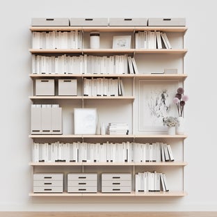Decor Plus by Elfa 6' Bookcase