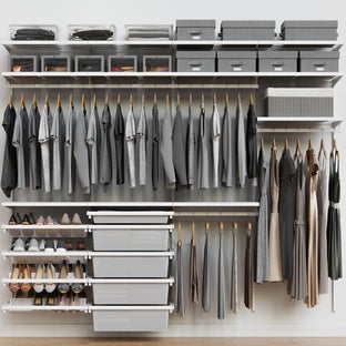 Decor Plus by Elfa 8' Closet with Mesh Drawers