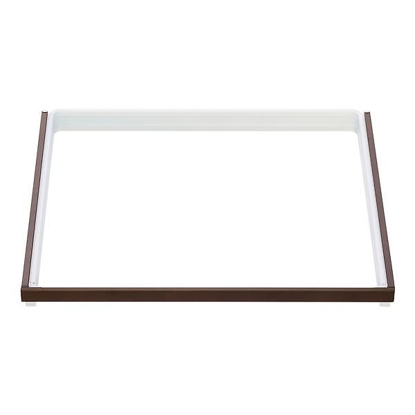 Decor Plus by Elfa Matte White Gliding Frame and Trim