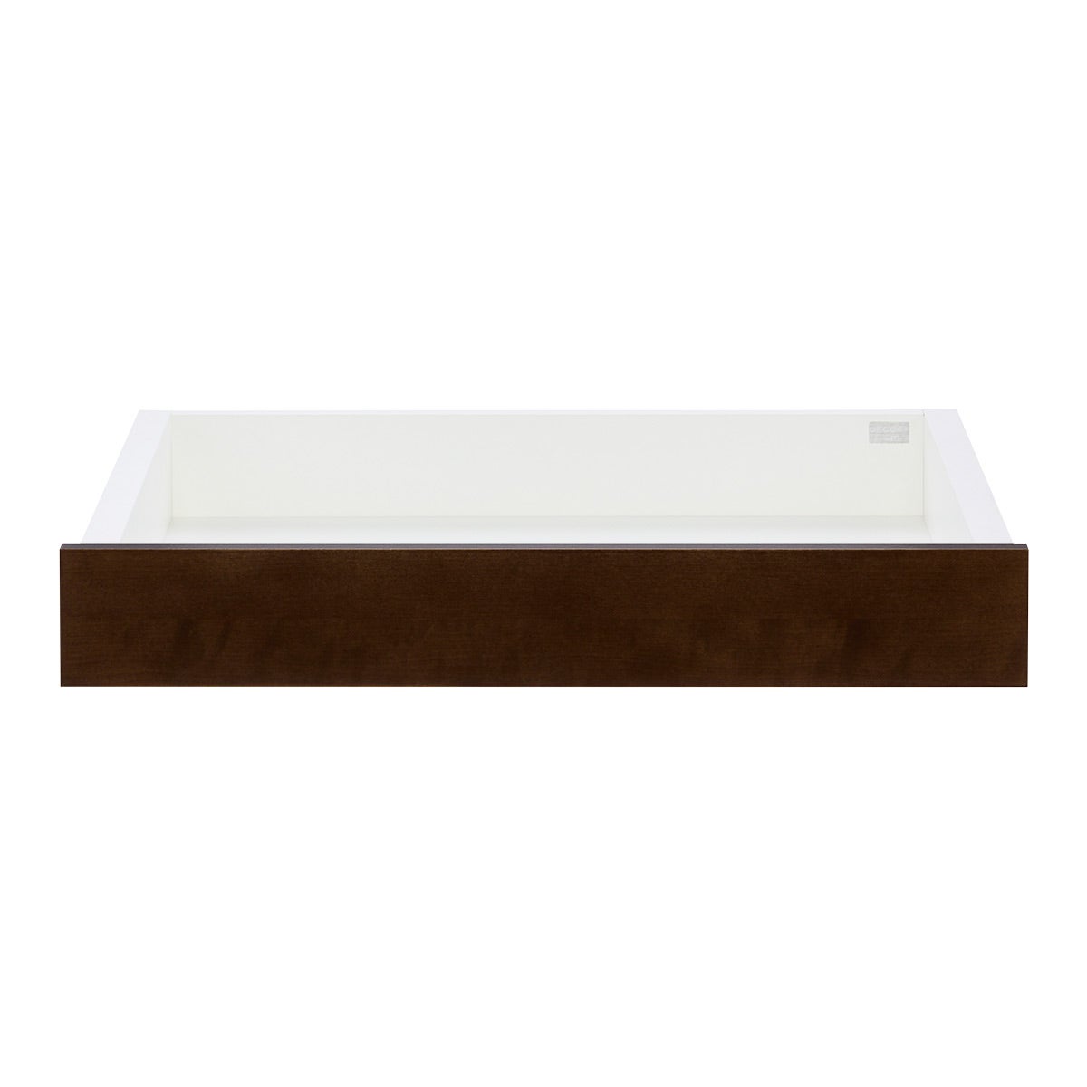 Décor+ by Elfa Shallow Solid Drawer Box Matte White & St Birch