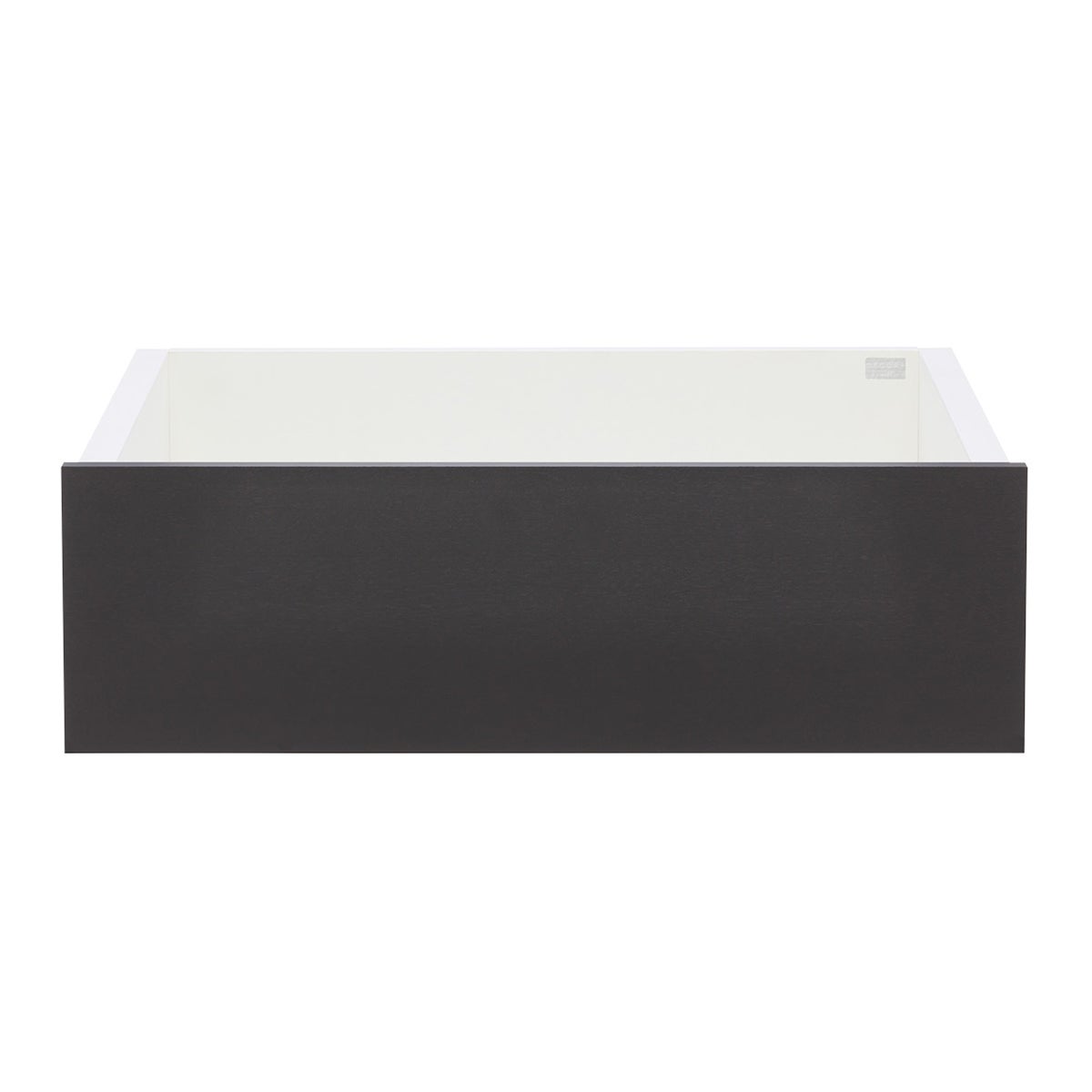 Décor+ by Elfa Deep Solid Drawer Box White & Grey