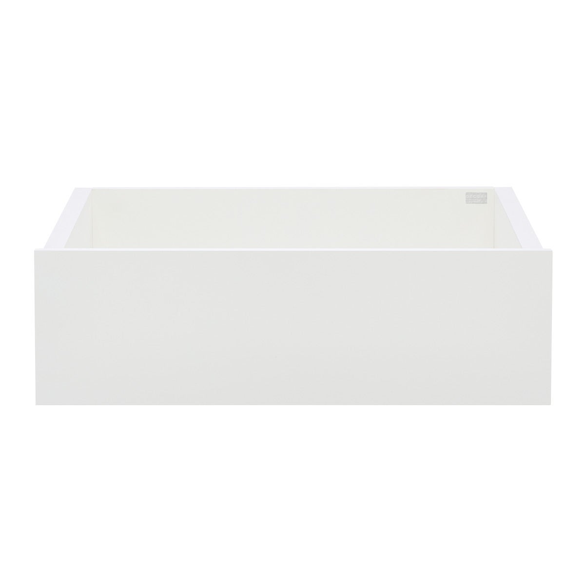 Décor+ by Elfa Deep Solid Drawer Box White & White