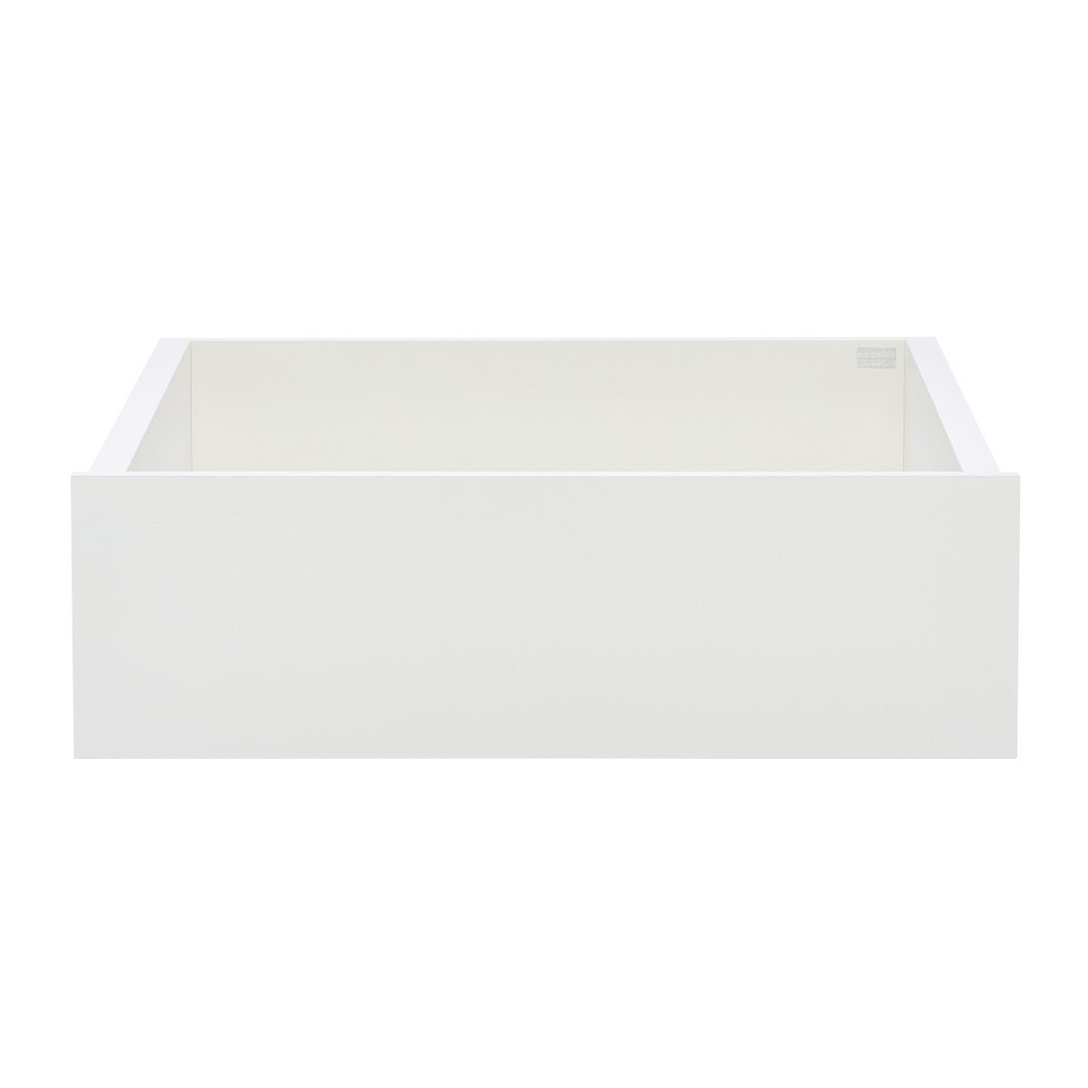 Décor+ by Elfa Deep Solid Drawer Box White & Matte White