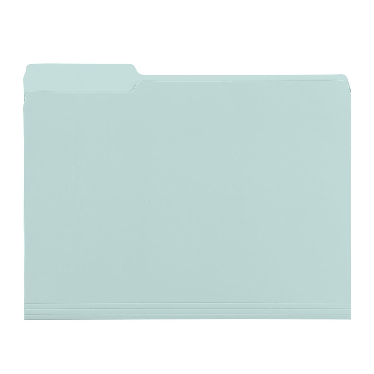 The Container Store Letter-Size Interior File Folder Sky Blue Pkg/6