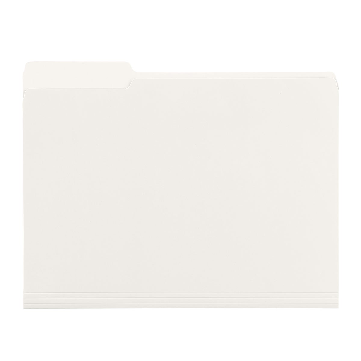 The Container Store Letter-Size Interior File Folder White Pkg/6