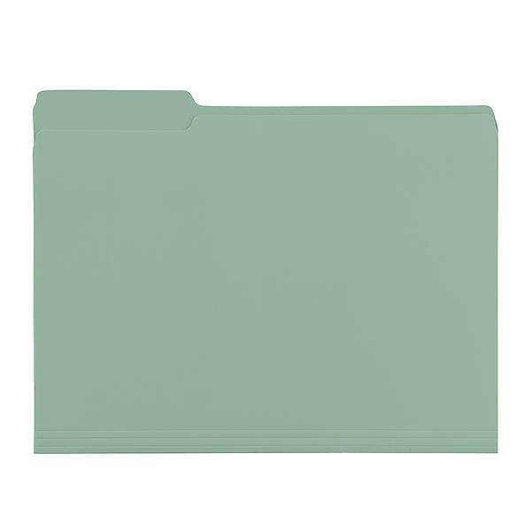 Light Blue Letter-Size Interior File Folders