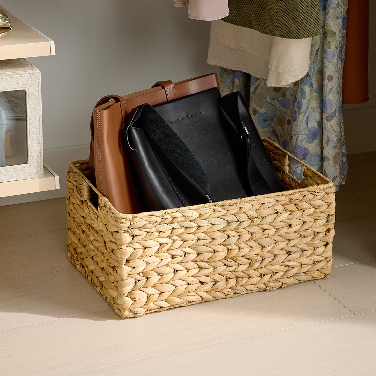 Water Hyacinth Storage Bins with Handles