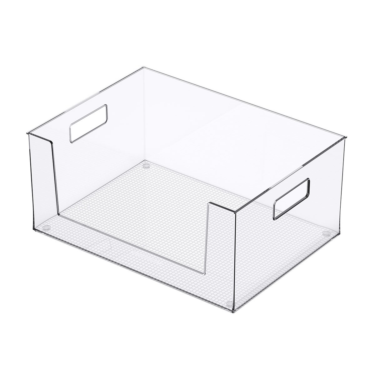 Everything Organizer Wide All-Purpose Open- Front Bin Clear