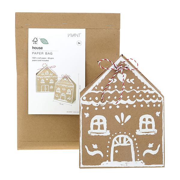 Gingerbread House Gift Bag 