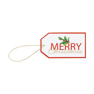 Caspari Christmas Gift Tags Pkg/4