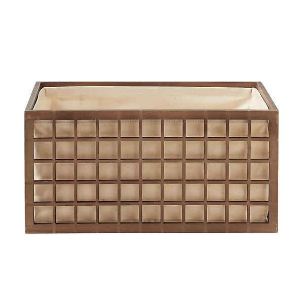 The Container Store Shoji Bamboo Bin With Liner