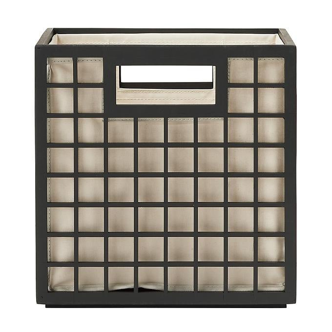 The Container Store Shoji Handled Cube With Liner