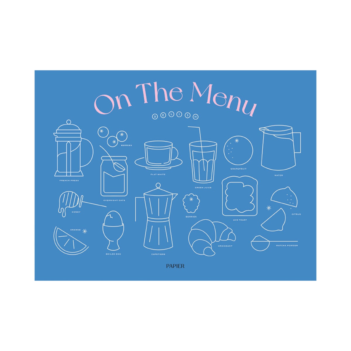 Papier Meal Planner On the Menu