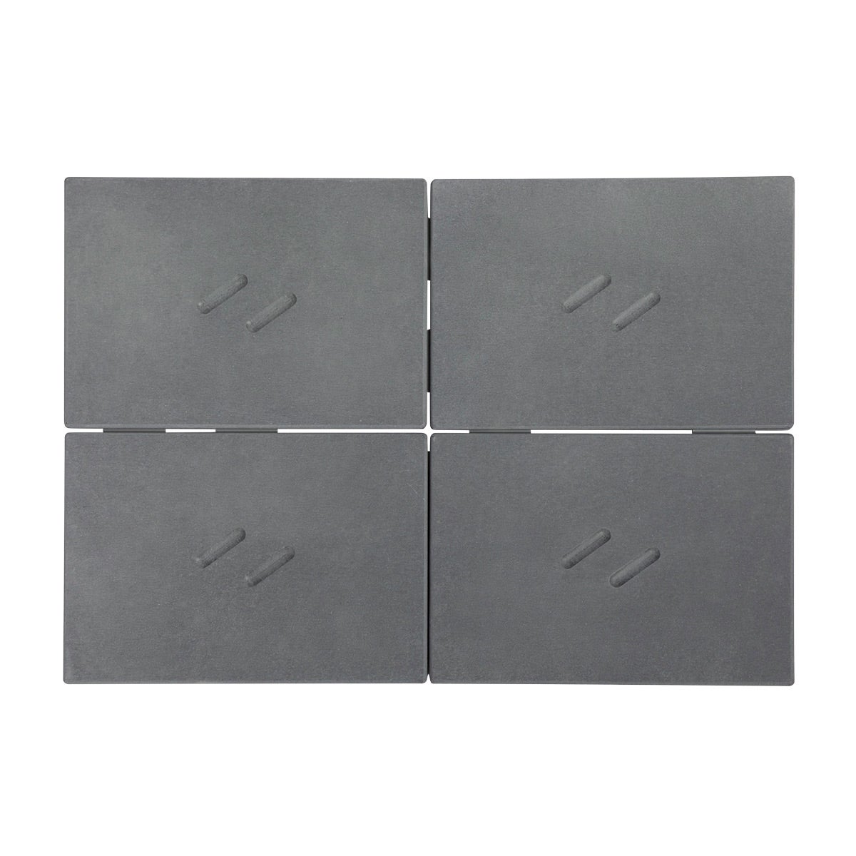 Dorai Large Bath Stone TM Mat Grey