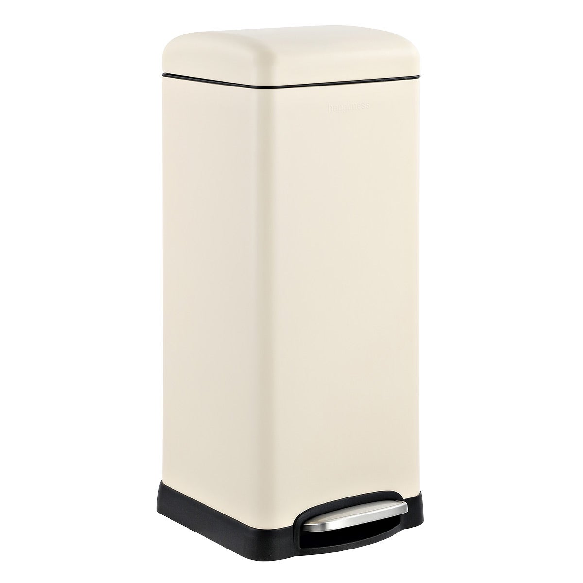 Happimess Betty Retro 8-Gallon Trash Can Almond
