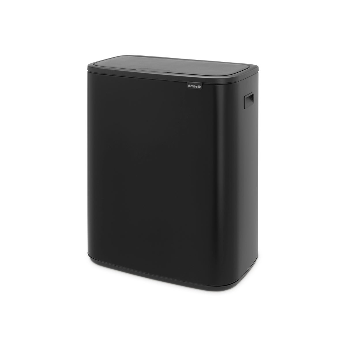 Brabantia Bo Touch Top Can, 2 x 8 Gal Matte Black