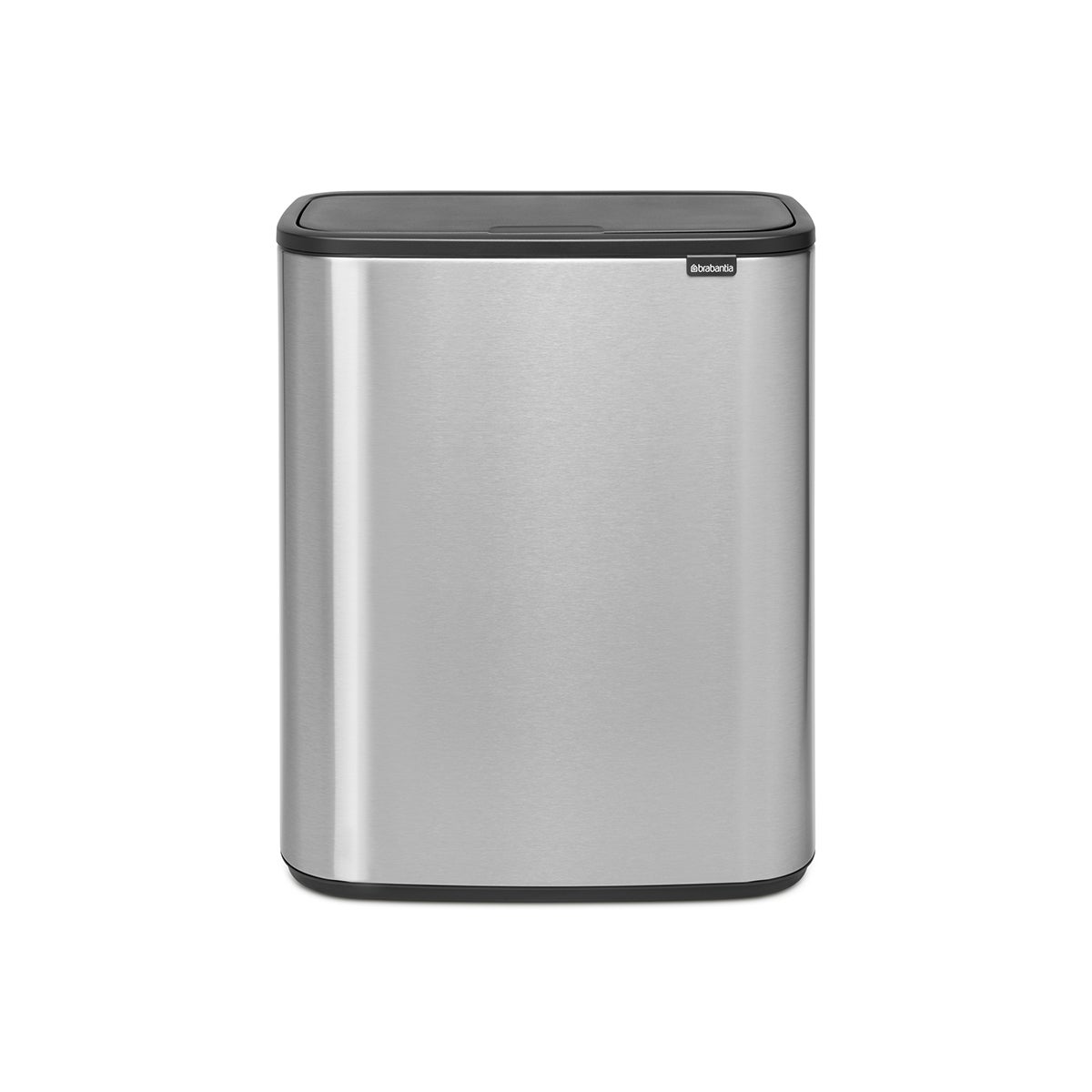 Brabantia Bo Touch Top Can, 2 x 8 Gal Matte Steel