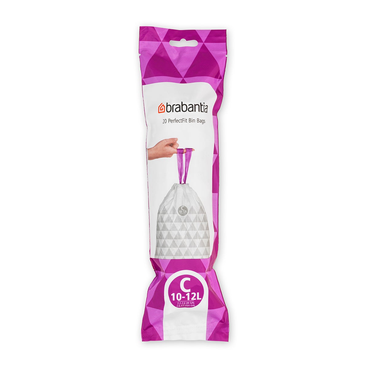 Brabantia PerfectFit Trash Bags White