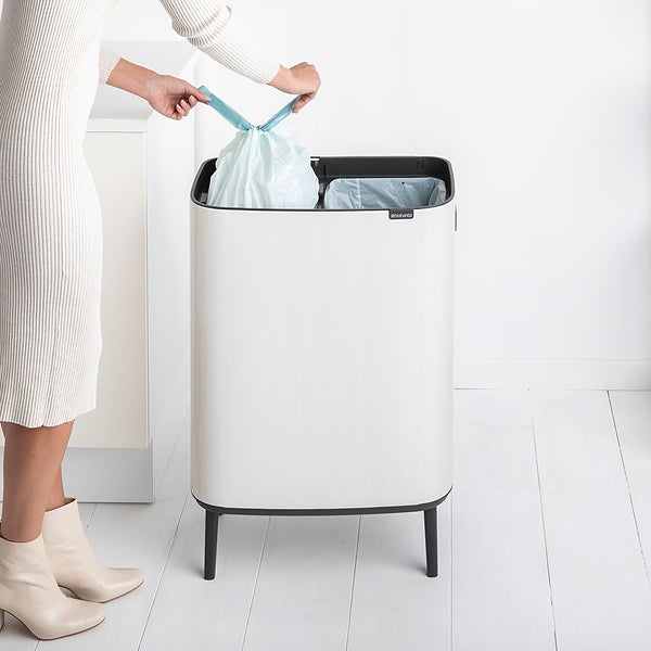 Brabantia Bo Touch Hi Dual Compartment Bin | The Container Store