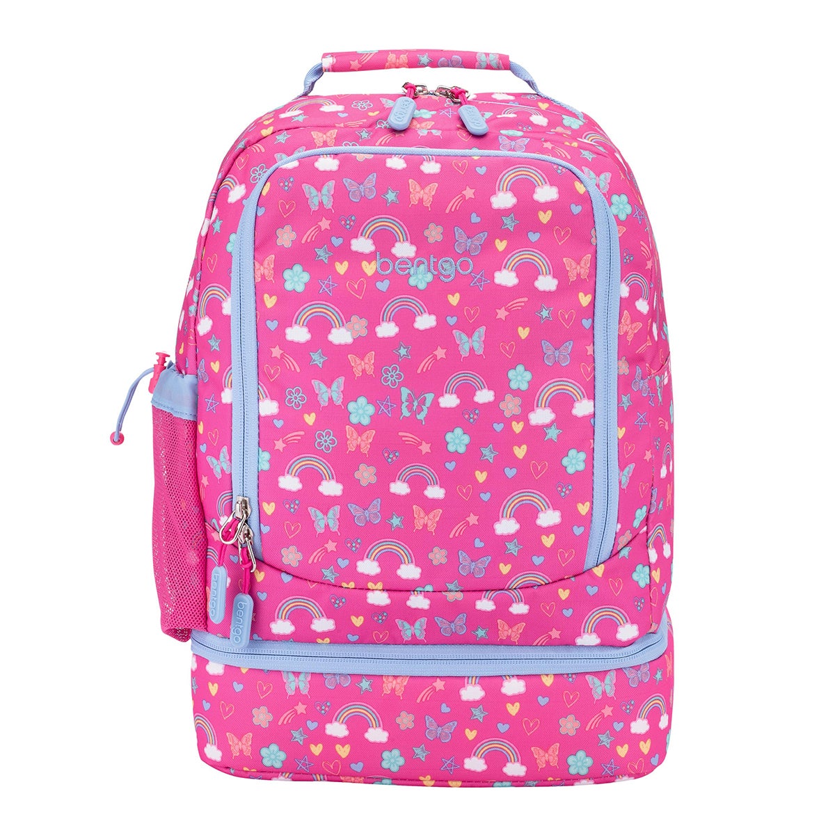 BentGo Kids 2-in-1 Backpack Rainbows Butterflies