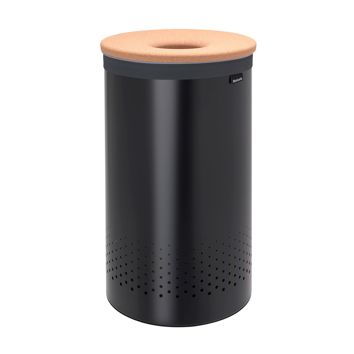 Brabantia Laundry Hamper, 16 Gal Matte Black