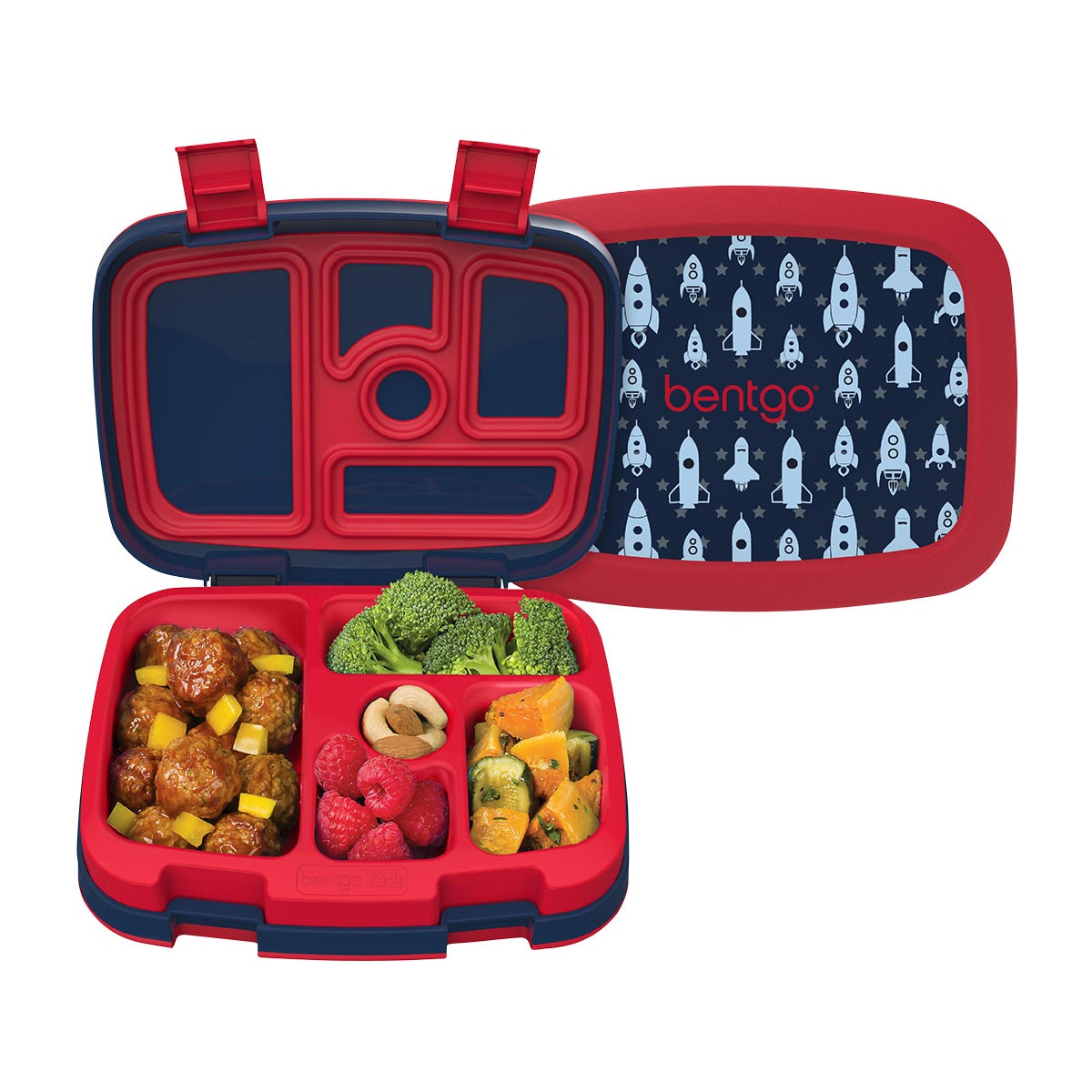BentGo Kids Print Lunch Box Rocket