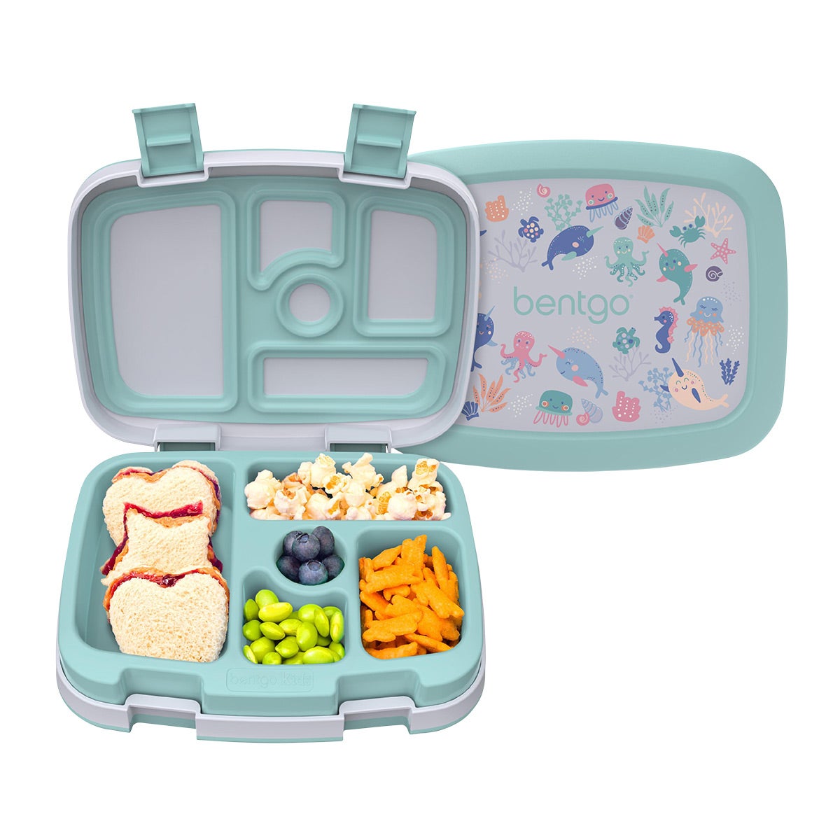 BentGo Kids Print Lunch Box Sea Life