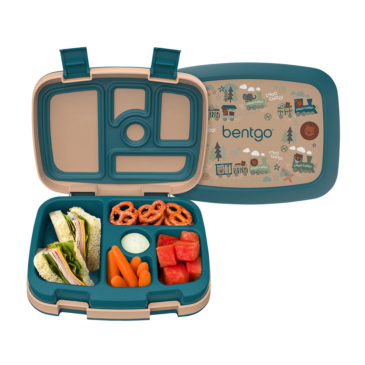 BentGo Kids Print Lunch Box Trains